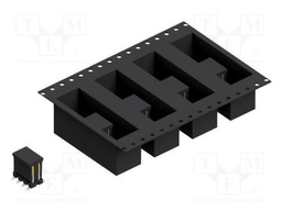 Connector: pin strips; pin header; male; PIN: 8; 2.54mm; SMT; 2x4