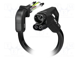 EMobility: cable; 5x25mm2,7x0.75mm2; 1kVDC; 700kW; IP54; 3m; 700A