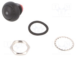 Switch: push-button; Pos: 2; SPST-NO; 0.4A/32VAC; 0.125A/50VDC