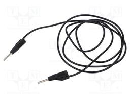 Test lead; 60VDC; 30VAC; 6A; banana plug with axial socket 2mm