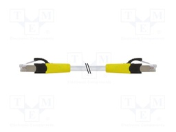 Patch cord; RJ45 plug,both sides; 6a; stranded; Cu; FRNC; grey; 35m