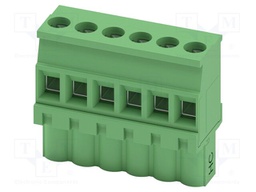 PCB connector, nominal cross section: 2.5 mm?, color: green,