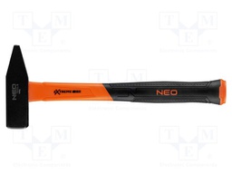 Hammer; fitter type; 1kg; fiberglass