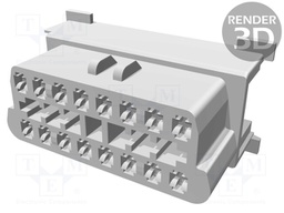 Connector: automotive; Micro-Timer III; plug; female