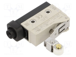 Limit switch; angled lever with roller; SPDT; 10A; max.250VAC
