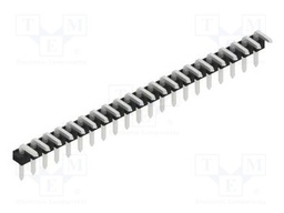 Connector: pin strips; pin header; male; PIN: 21; 2.54mm; THT; 1x21