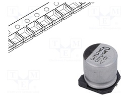 ALUMINUM ELECTROLYTIC CAPACITOR 220UF 35V 20%, SMD