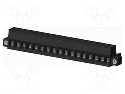 Connector: pluggable terminal block; plug; female; straight; 300V