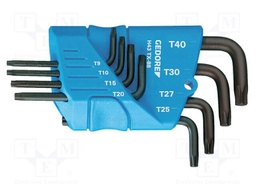 Wrench-set; Torx®; Chrom-vanadium steel; 8pcs.