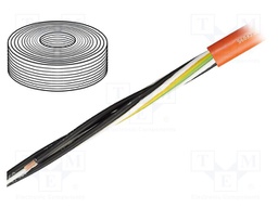 Wire: motor; chainflex® CF895; 4G16mm2; PUR; orange; stranded; Cu