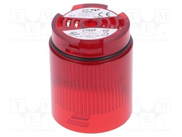 Signaller: lighting; LED; red; Usup: 24VDC; IP65; Ø50x69mm; -30÷60°C