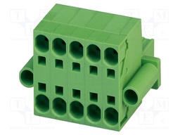 PCB connector, nominal cross section: 6 mm?, color: green, n