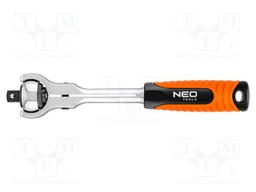 Rattle; 1/2"; pivoting; 360mm; Teeth: 72