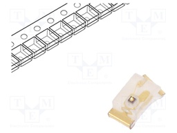 LED; SMD; 0603; yellow; 80÷150mcd; 1.6x0.8x0.45mm; 120°; 2÷2.5V