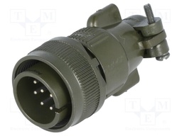 Connector: circular; Series: DS/MS; plug; male; PIN: 10; for cable