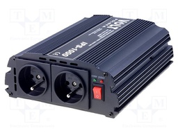Converter: automotive dc/ac; 750W; Uout: 230VAC; Out: mains 230V
