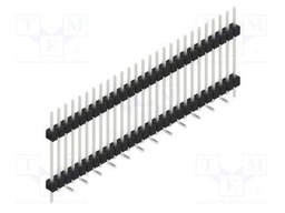 Connector: pin strips; pin header; male; PIN: 27; 2.54mm; SMT; 1x27