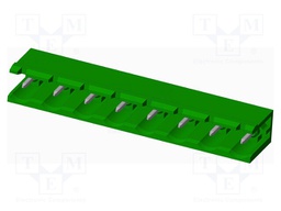 Connector: pluggable terminal block; socket; male; angled 90°