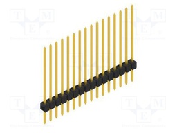 Connector: pin strips; pin header; male; PIN: 16; 2.54mm; THT; 1x16