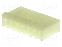 Plug; wire-board; female; 3.96mm; PIN: 7; w/o contacts; for cable