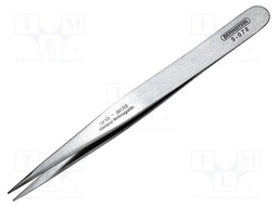 Tweezers; 130mm; SMD,for precision works; Blades: straight