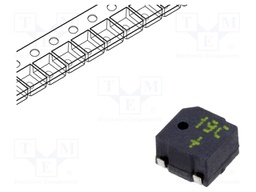 Sound transducer: elektromagnetic alarm; SMD; 4kHz; 100mA; 2÷5VDC