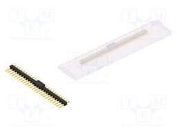Connector: pin strips; pin header; male; PIN: 25; 2.54mm; SMT; 1x25