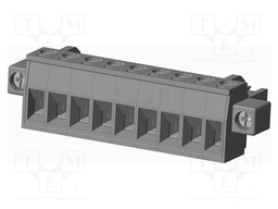 Connector: pluggable terminal block; plug; female; straight; grey