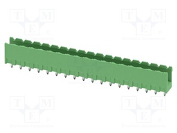 PCB headers, nominal cross section: 2.5 mm?, color: green, n