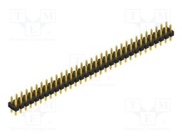 Connector: pin strips; pin header; male; PIN: 64; 2.54mm; THT; 2x32