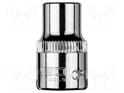 Socket; 6-angles,socket spanner; HEX 8mm; 3/8"