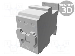Contactor: 3-pole; NO x3; 110VDC; 38A; DIN; BF; screw terminals