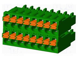 Connector: pluggable terminal block; plug; female; straight; 5.5A