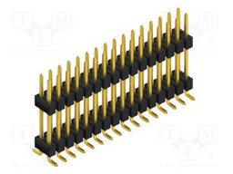 Connector: pin strips; pin header; male; PIN: 32; 2.54mm; SMT; 2x16