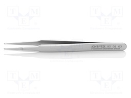 Tweezers; 120mm; for precision works,SMD; Blades: straight