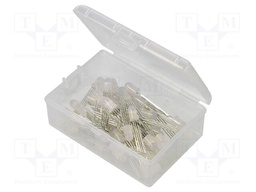 Kit: LED; 5mm; THT; 50pcs; RGB; 3÷15V; Kit: LED diode RGD x50; 50°