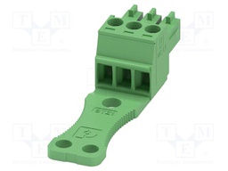PCB connector, nominal cross section: 1.5 mm?, color: green,