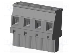 Connector: pluggable terminal block; plug; female; angled 90°