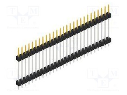Connector: pin strips; pin header; male; PIN: 27; 2.54mm; THT; 1x27