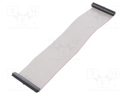 Ribbon cable with IDC connectors; 50x28AWG; Cable ph: 1.27mm