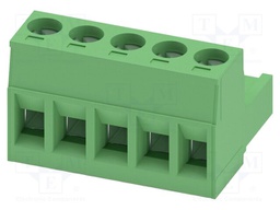 PCB connector, nominal cross section: 2.5 mm?, color: green,