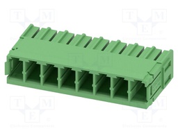 PCB headers, nominal cross section: 6 mm?, color: green, nom
