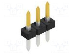 Connector: pin strips; pin header; male; PIN: 3; 2mm; THT; 1x3; 100V