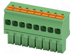 PCB connector, nominal cross section: 1.5 mm2, color: green,
