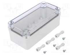 Enclosure: multipurpose; X: 80mm; Y: 170mm; Z: 65mm; PICCOLO; grey