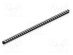 Connector: pin strips; pin header; male; PIN: 34; 2.54mm; THT; 1x34