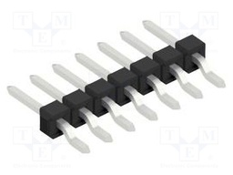 Connector: pin strips; pin header; male; PIN: 7; 2.54mm; SMT; 1x7