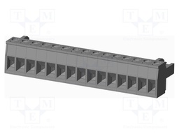 Connector: pluggable terminal block; plug; female; straight; grey
