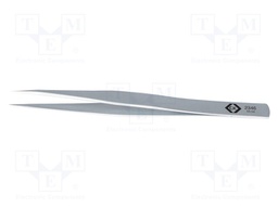 Tweezers; 127mm; for precision works; Blade tip shape: sharp