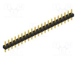 Connector: pin strips; pin header; male; PIN: 21; 2.54mm; THT; 1x21